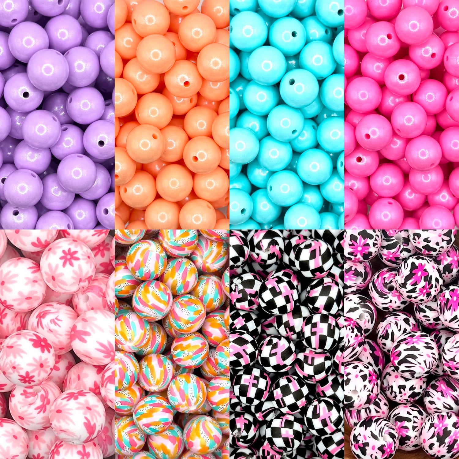 Round Silicone Beads