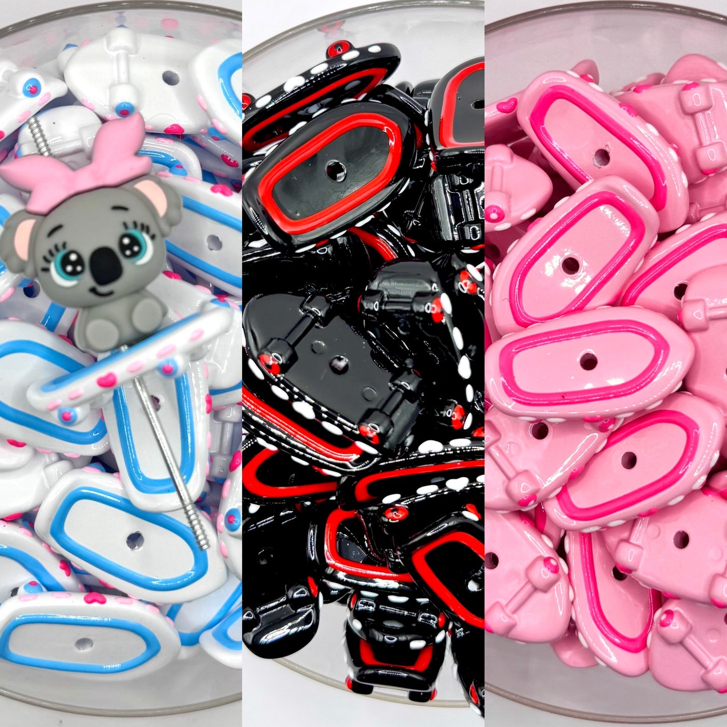 3D acrylic skateboard bead