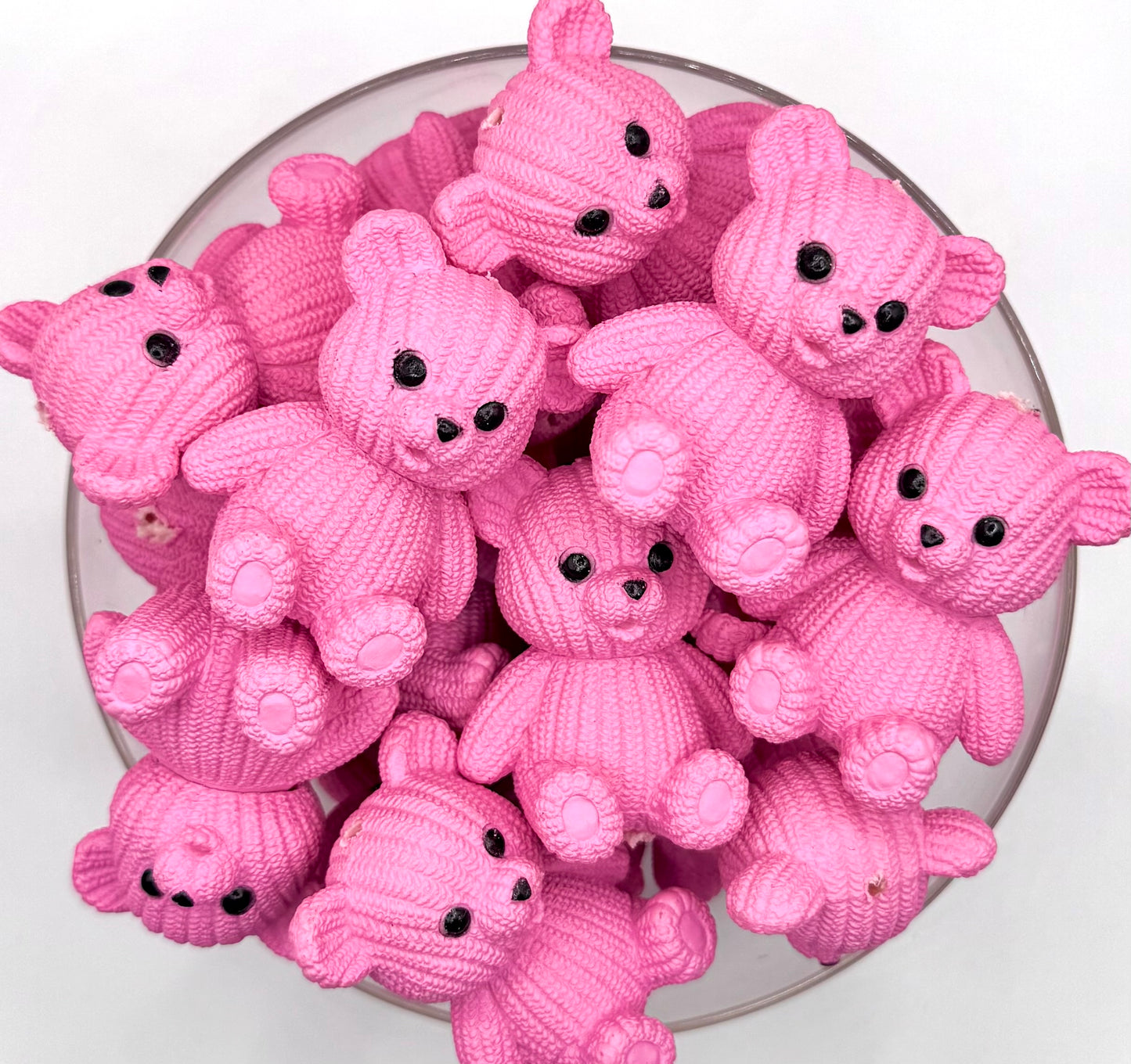 3D clay teddy bears