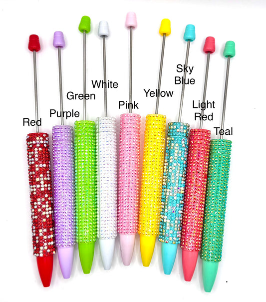 Diamond beadable pens