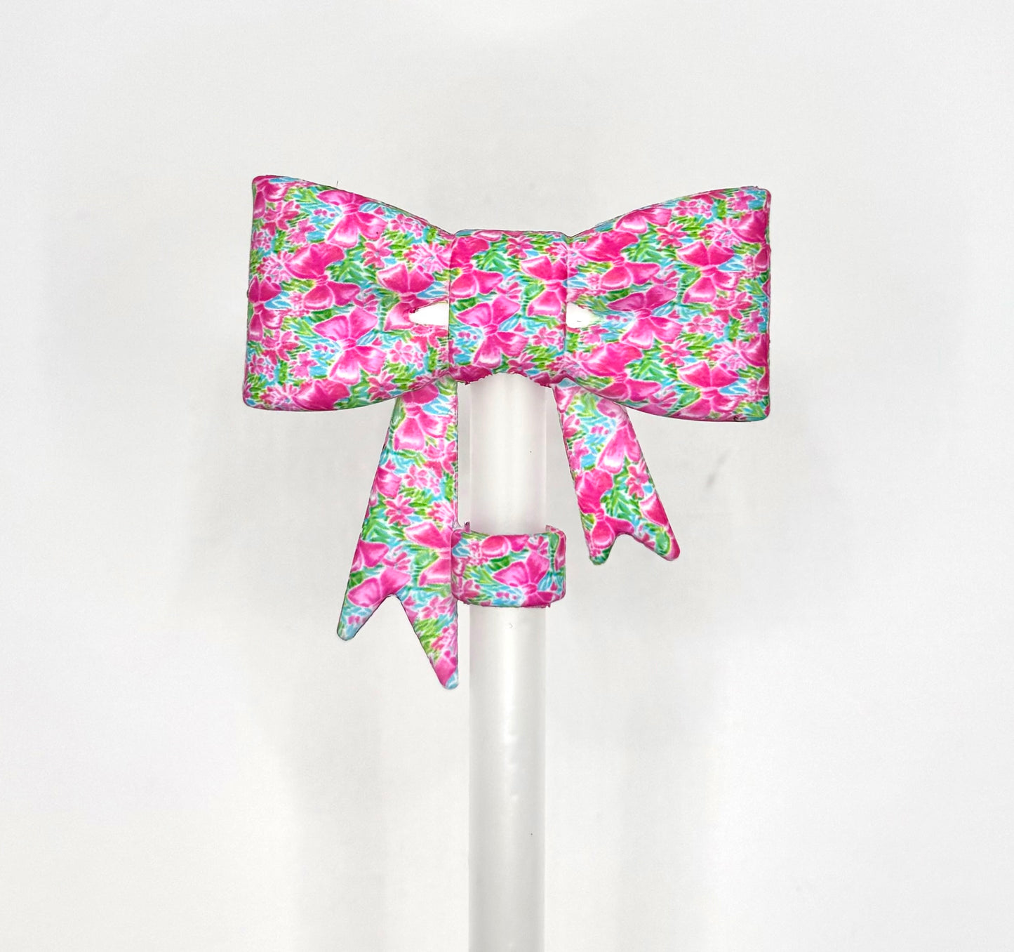 Blooming bows (HBK exclusive & collab) silicone bow straw topper