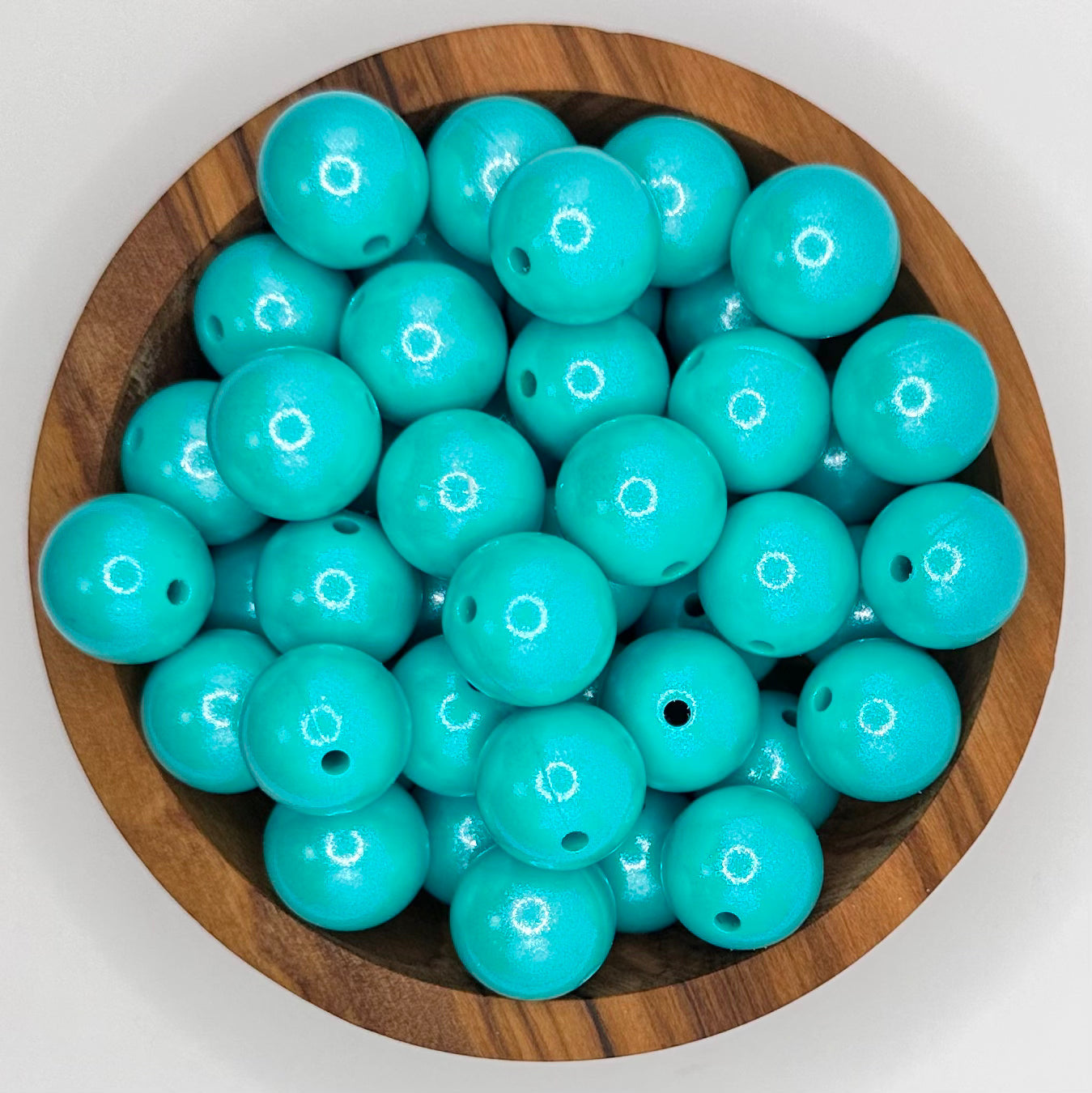 15mm Opal silicone round beads