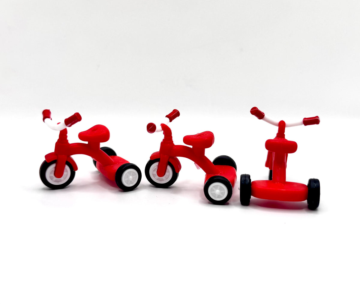 3D red tricycle (HBK exclusive) silicone focal bead