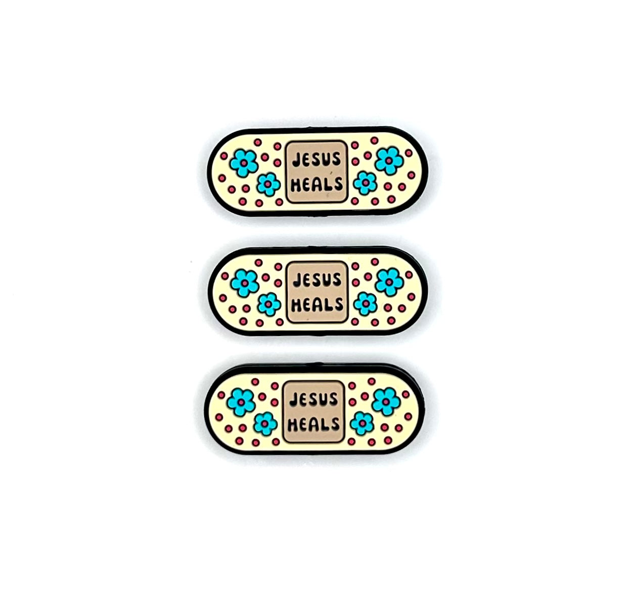 Jesus heals bandaid (HBK exclusive) silicone focal bead