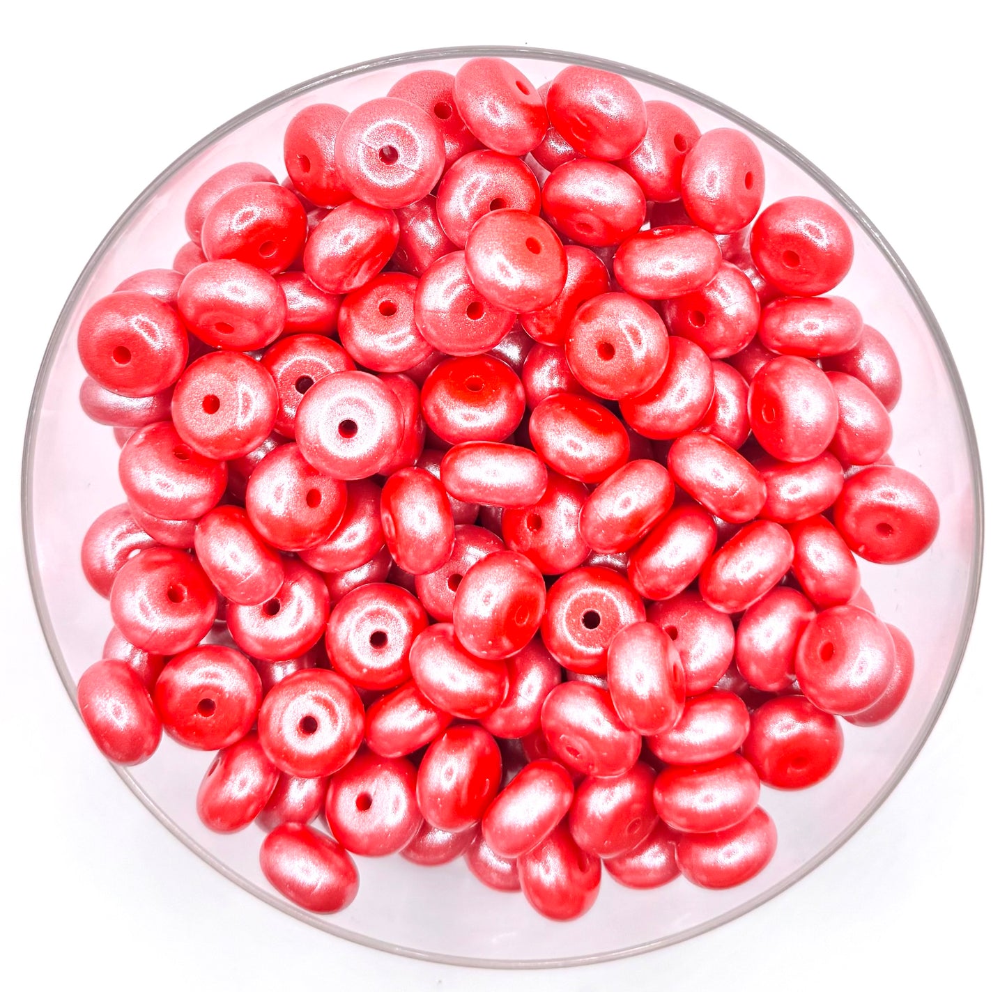 14mm opal silicone abacus beads