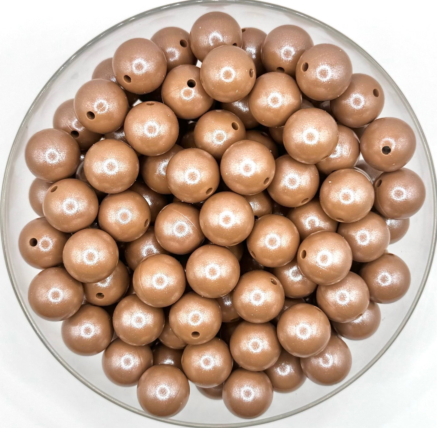 15mm Opal silicone round beads