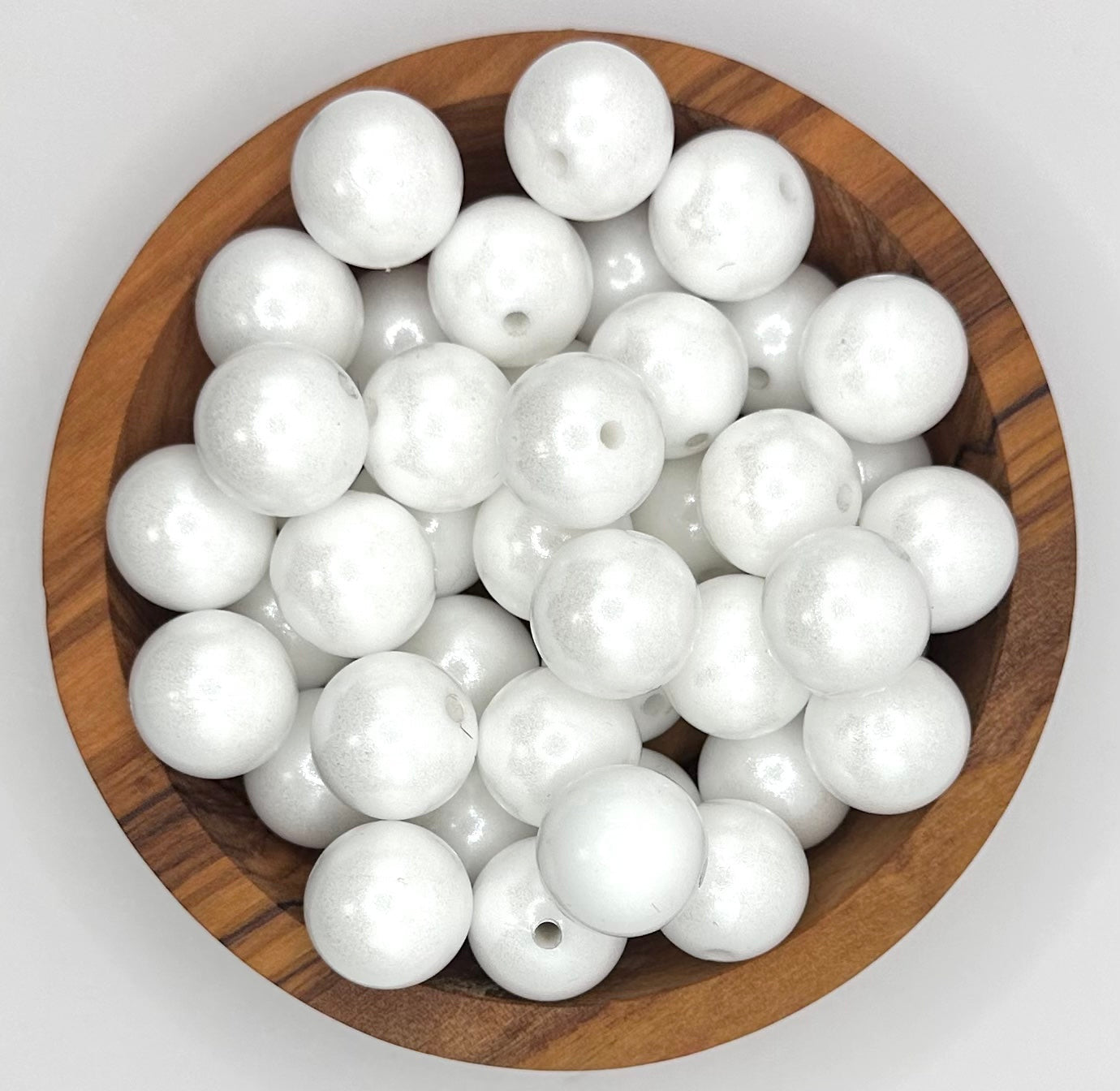 15mm Opal silicone round beads