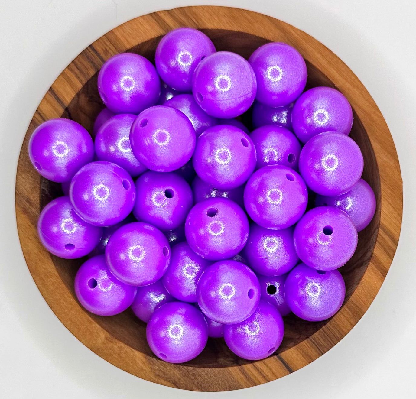 15mm Opal silicone round beads