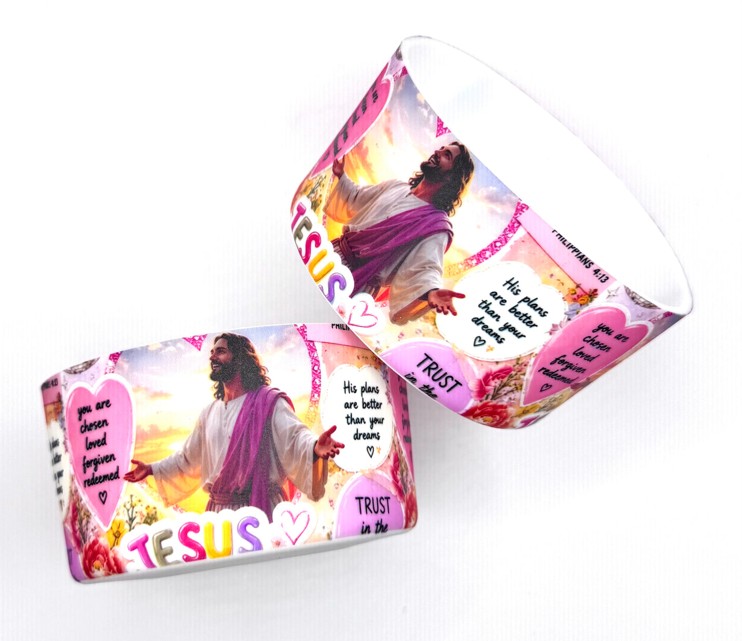 Jesus loves you (HBK exclusive) silicone tumbler boot