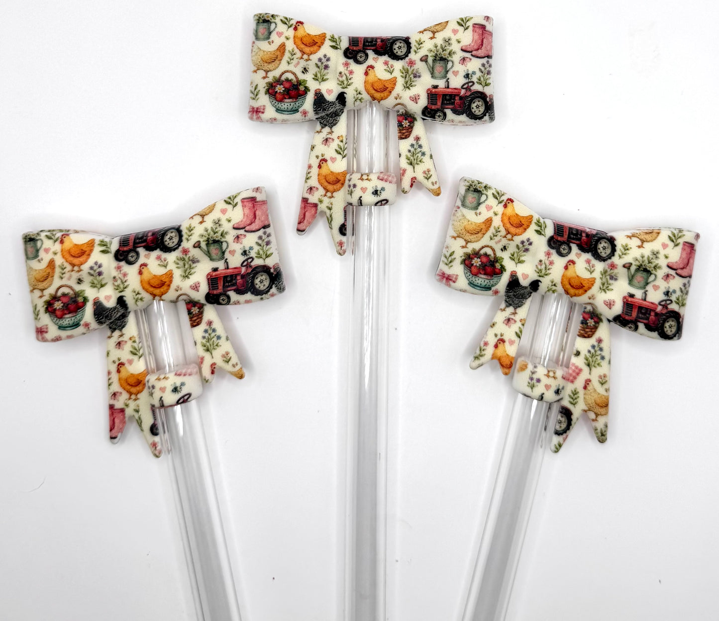 Grannies farmhouse (HBK exclusive) silicone straw topper