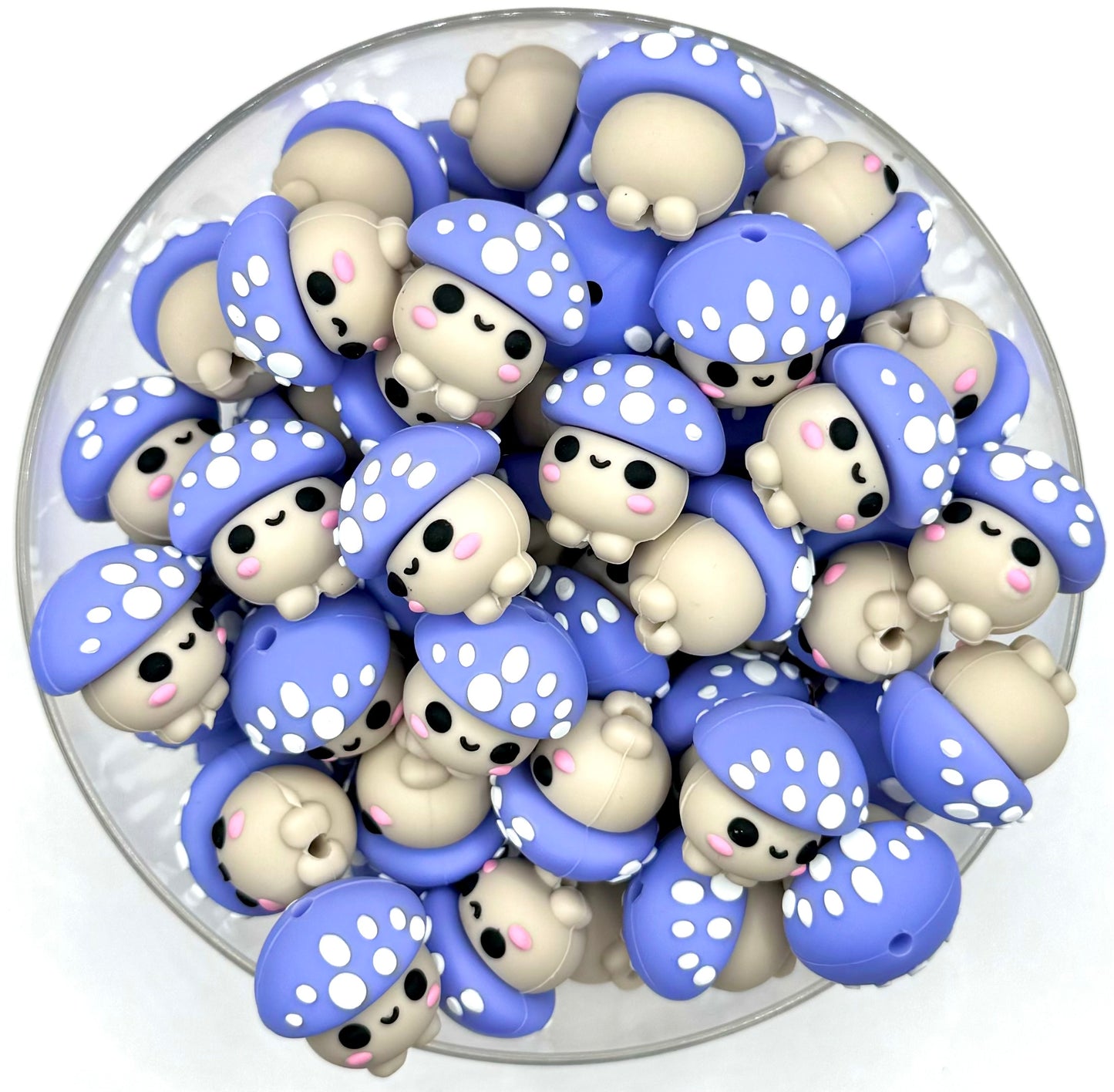 3D shroomy the mushroom (HBK exclusive) silicone focal bead