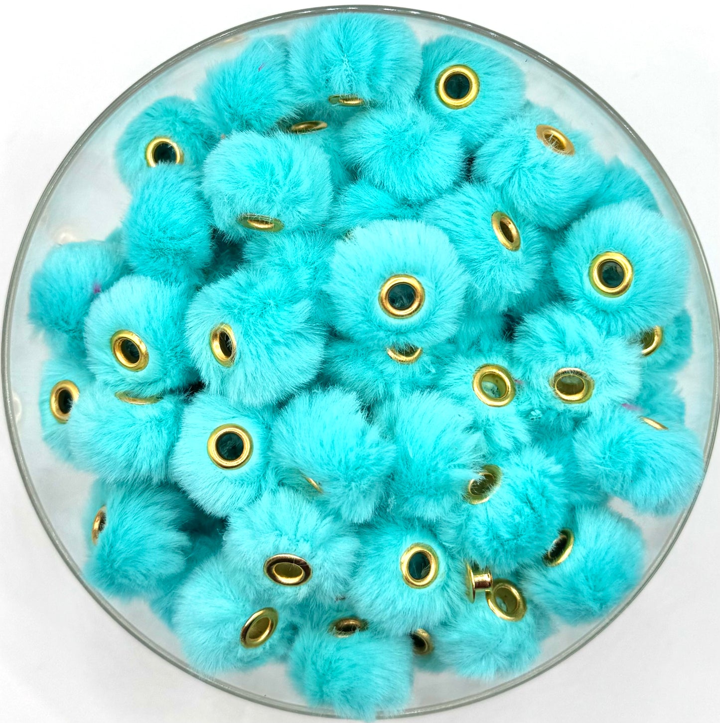 20mm fuzzy spacer beads
