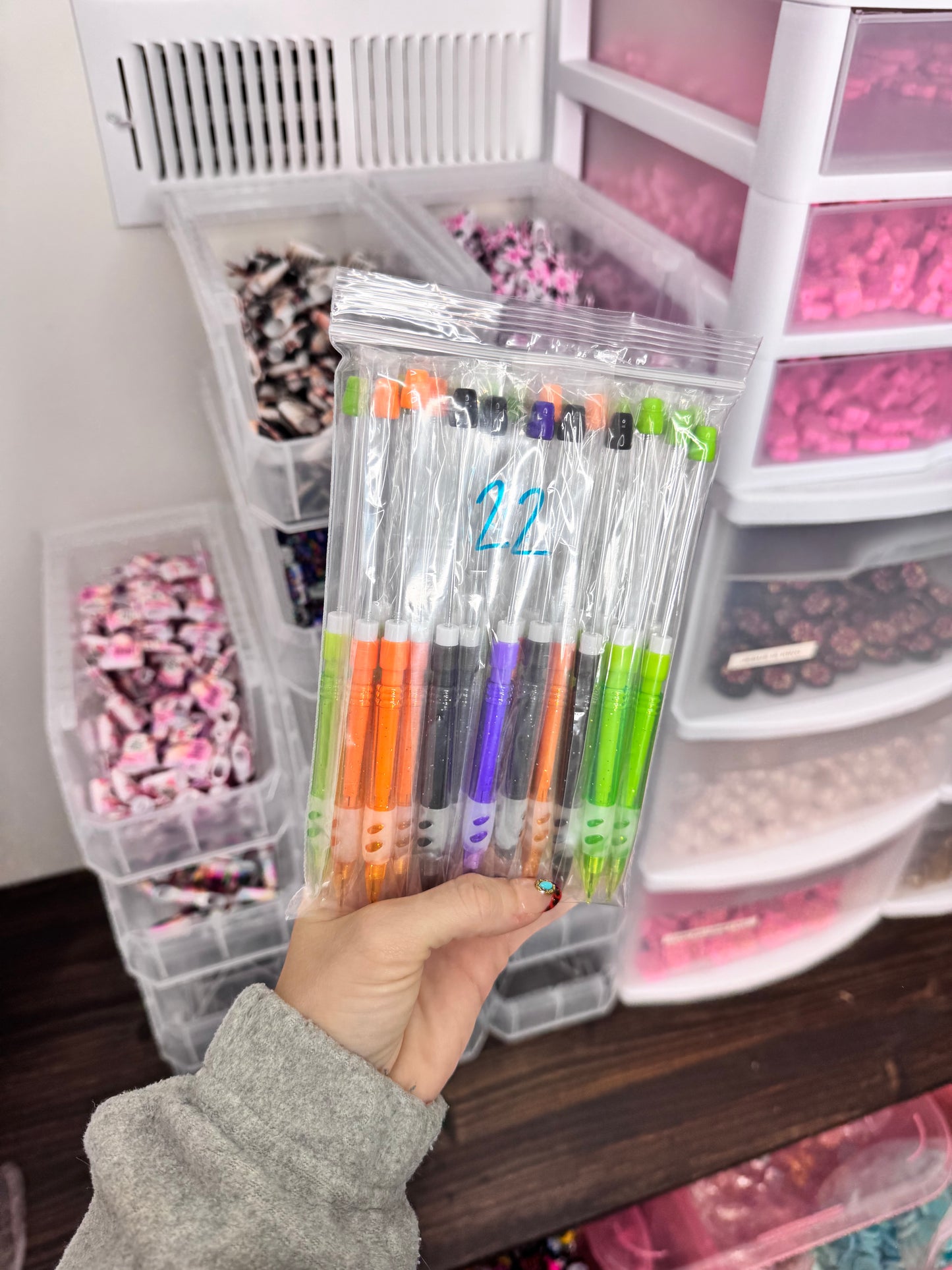 DESTASH beadable mechanical pencils pack of 22 