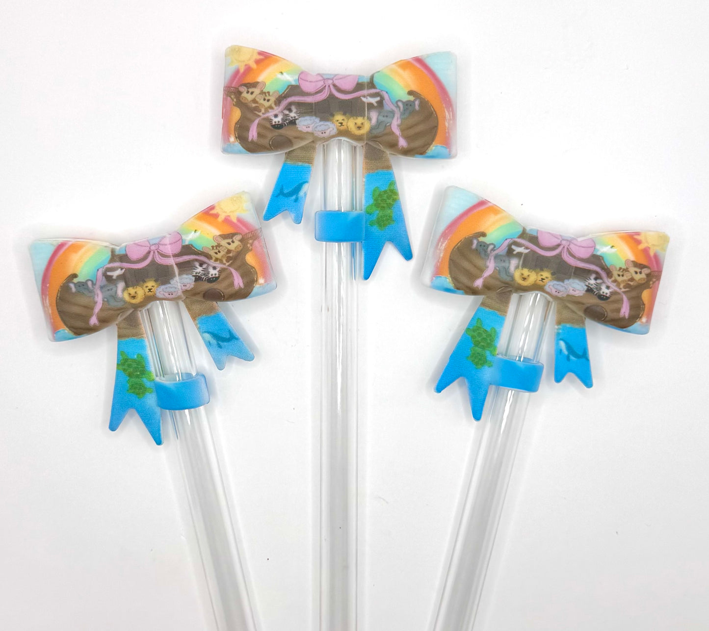 Noah’s ark (exclusive) siliconestraw topper