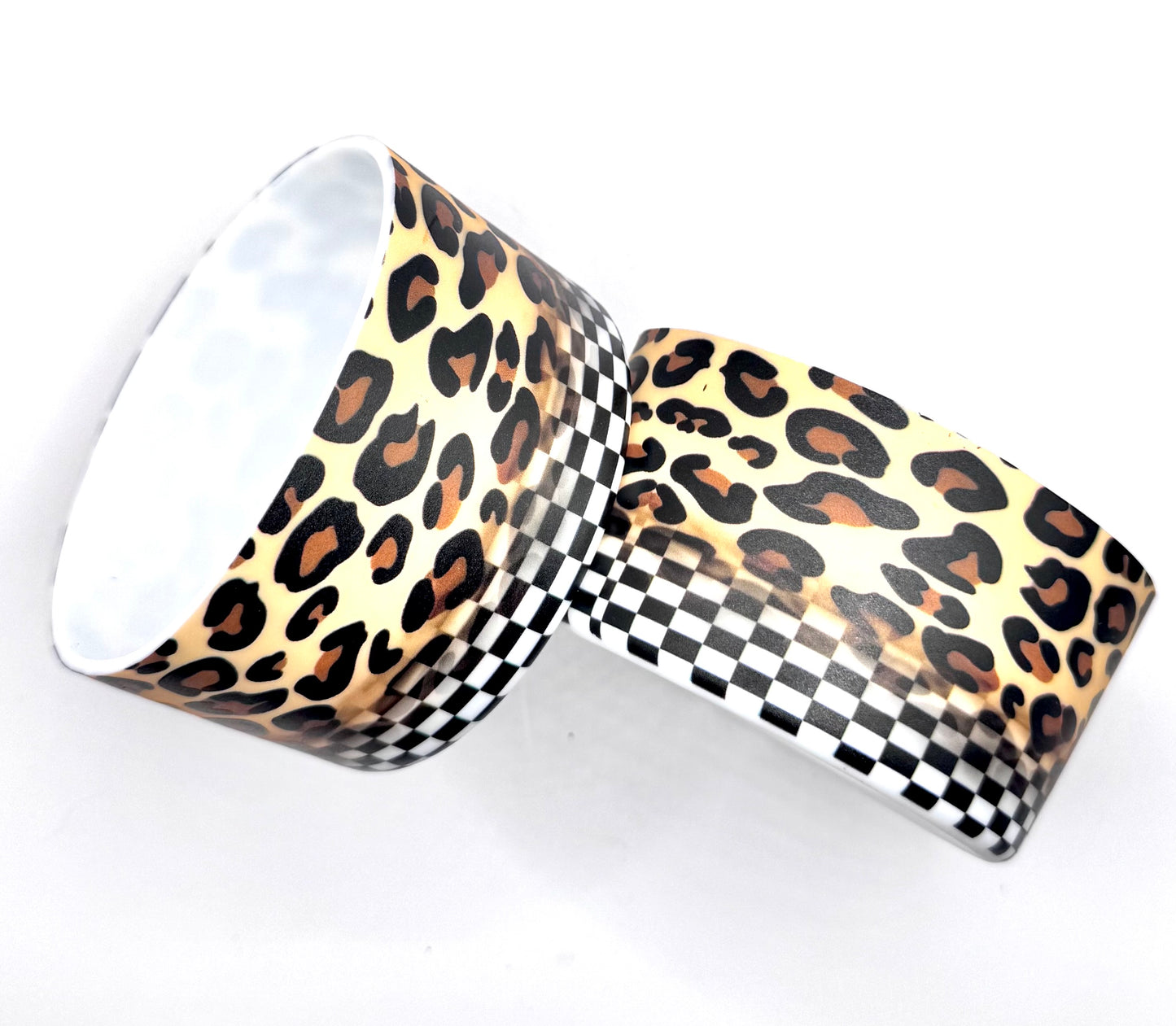 Leopard checkered ombré (HBK exclusive) silicone boot