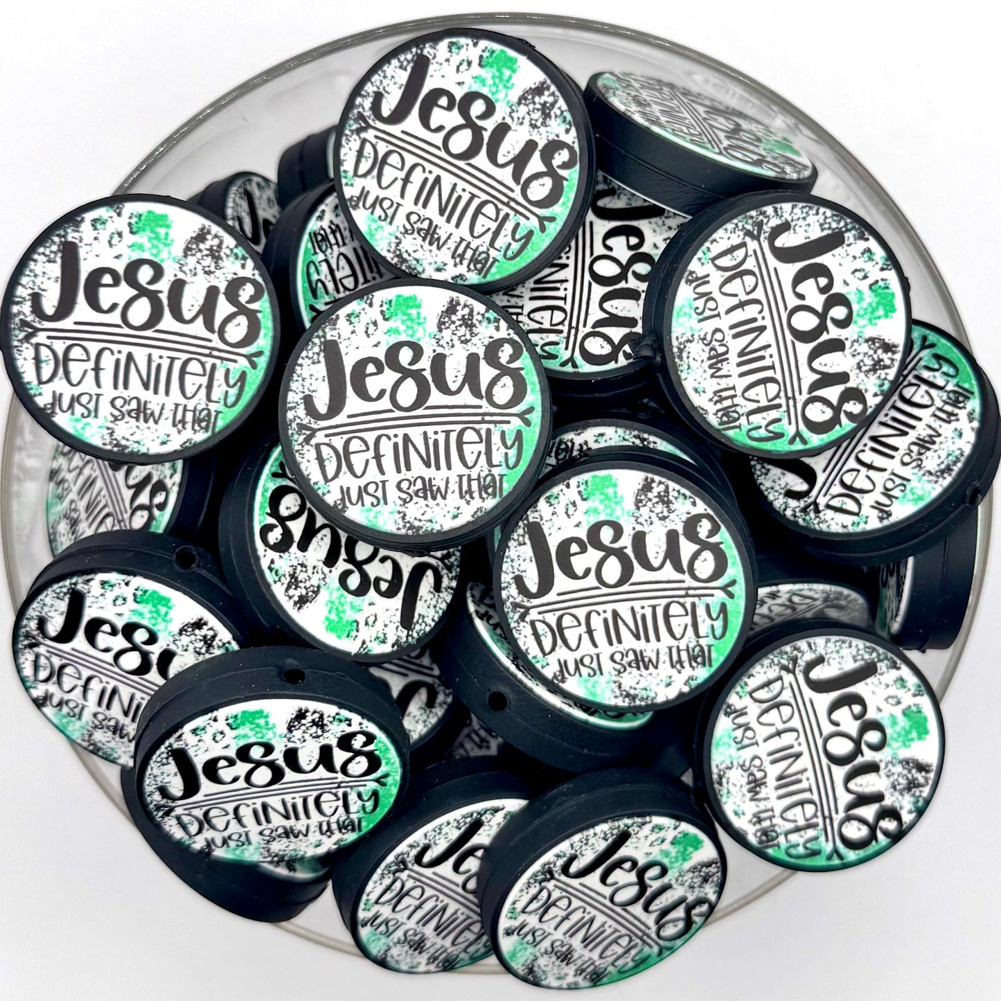 Jesus definitely just saw that silicone focal bead