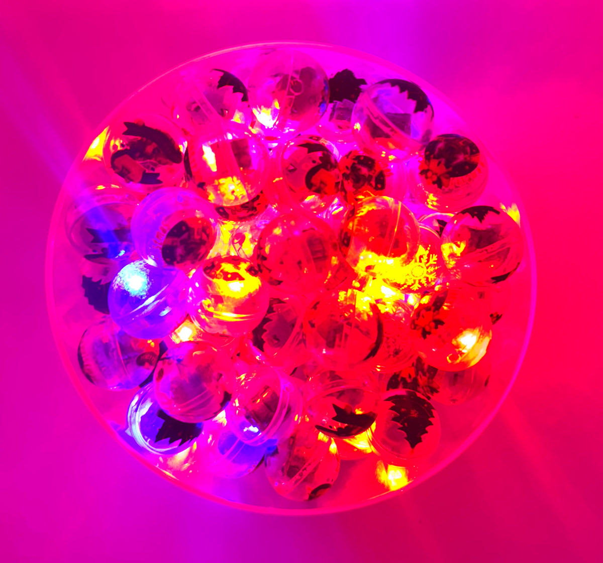 19mm LED Light up christmas beads