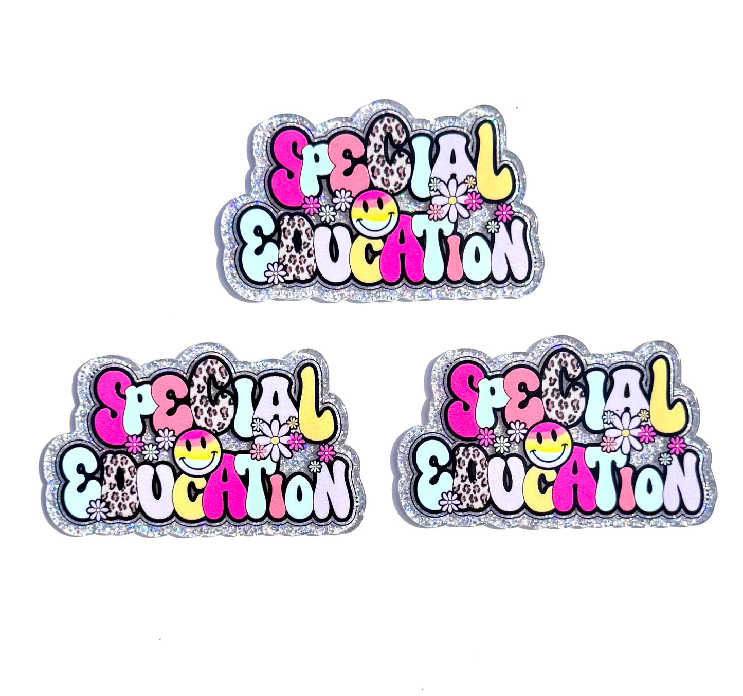 Special education acrylic flat back