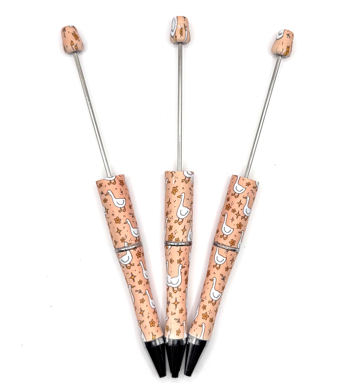 Peach goose meadows (HBK exclusive) beadable pen