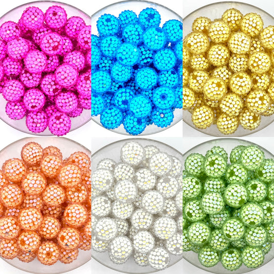 20mm UV acrylic jelly beads