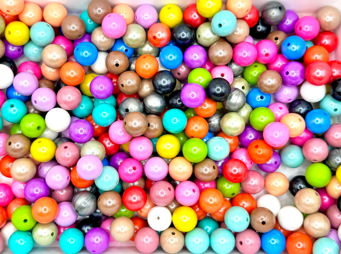 15mm opal mix (20 beads per mix)