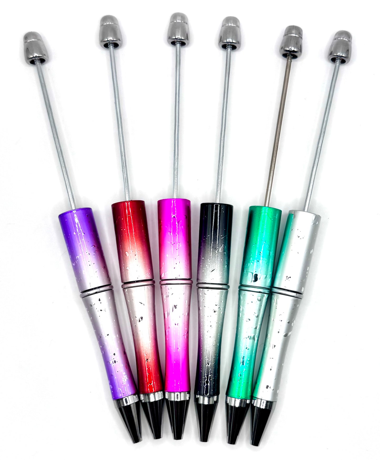 Metallic shimmer beadable pen