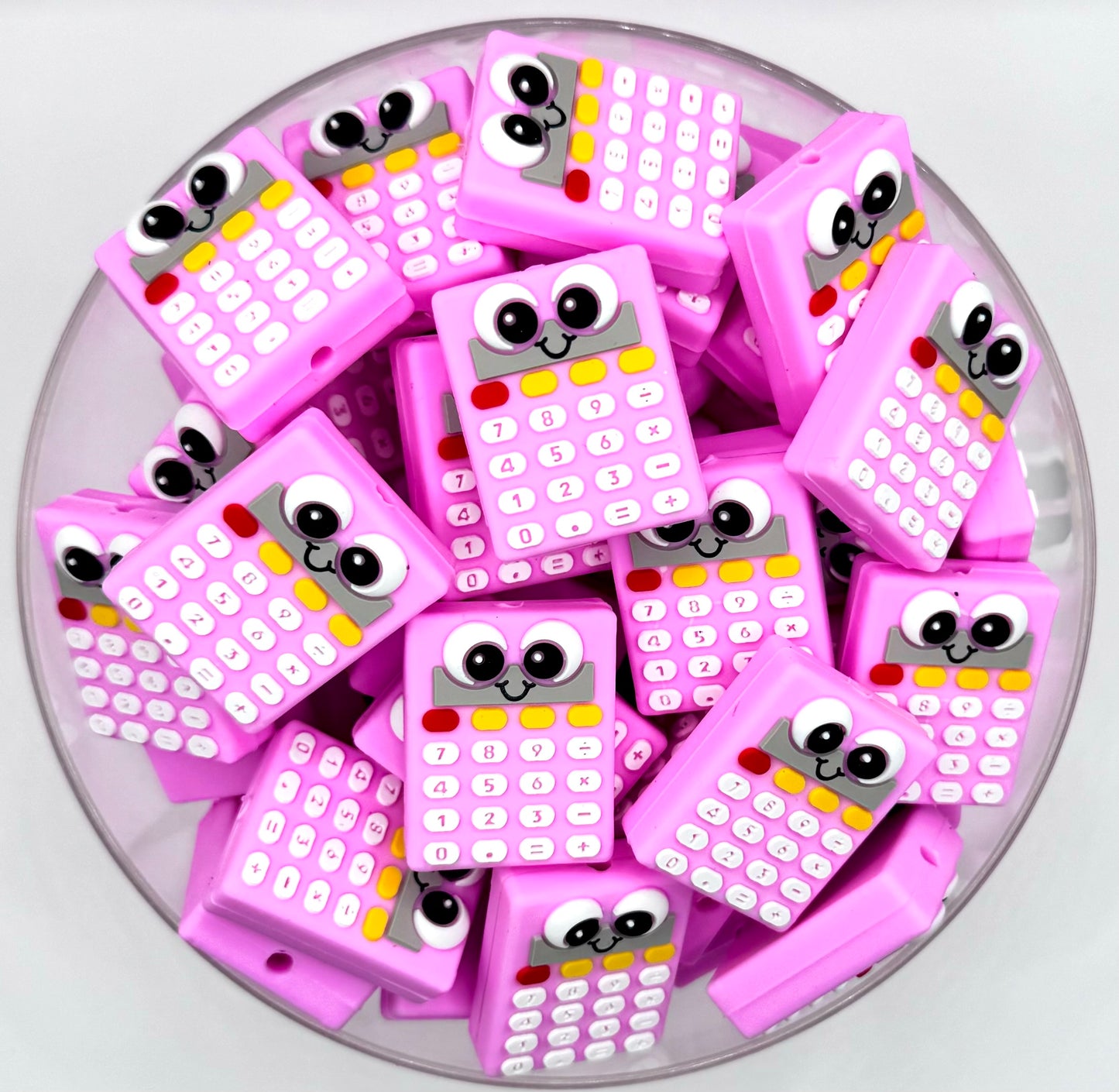 3D calculator (HBK exclusive) silicone focal bead