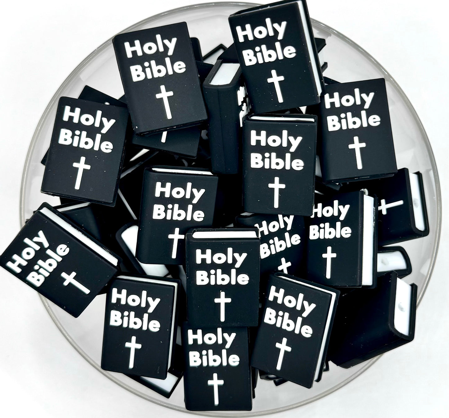 3D Holy Bible (exclusive) silicone focal bead