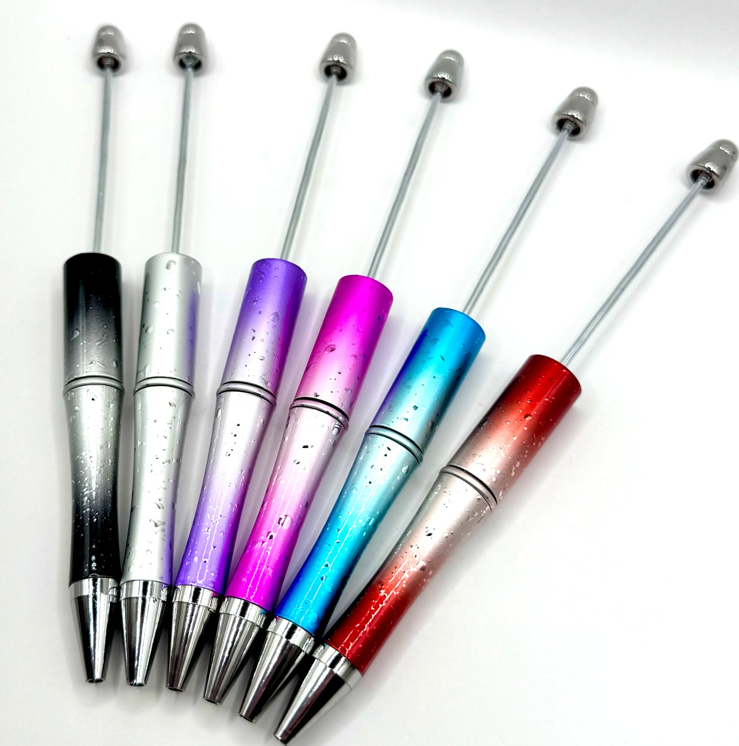 Metallic shimmer beadable pen
