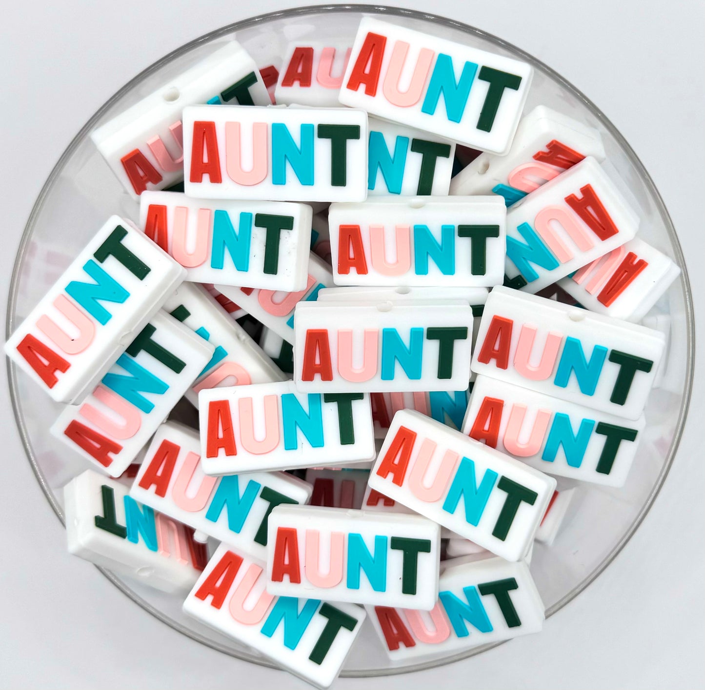 Aunt (exclusive) silicone focal bead