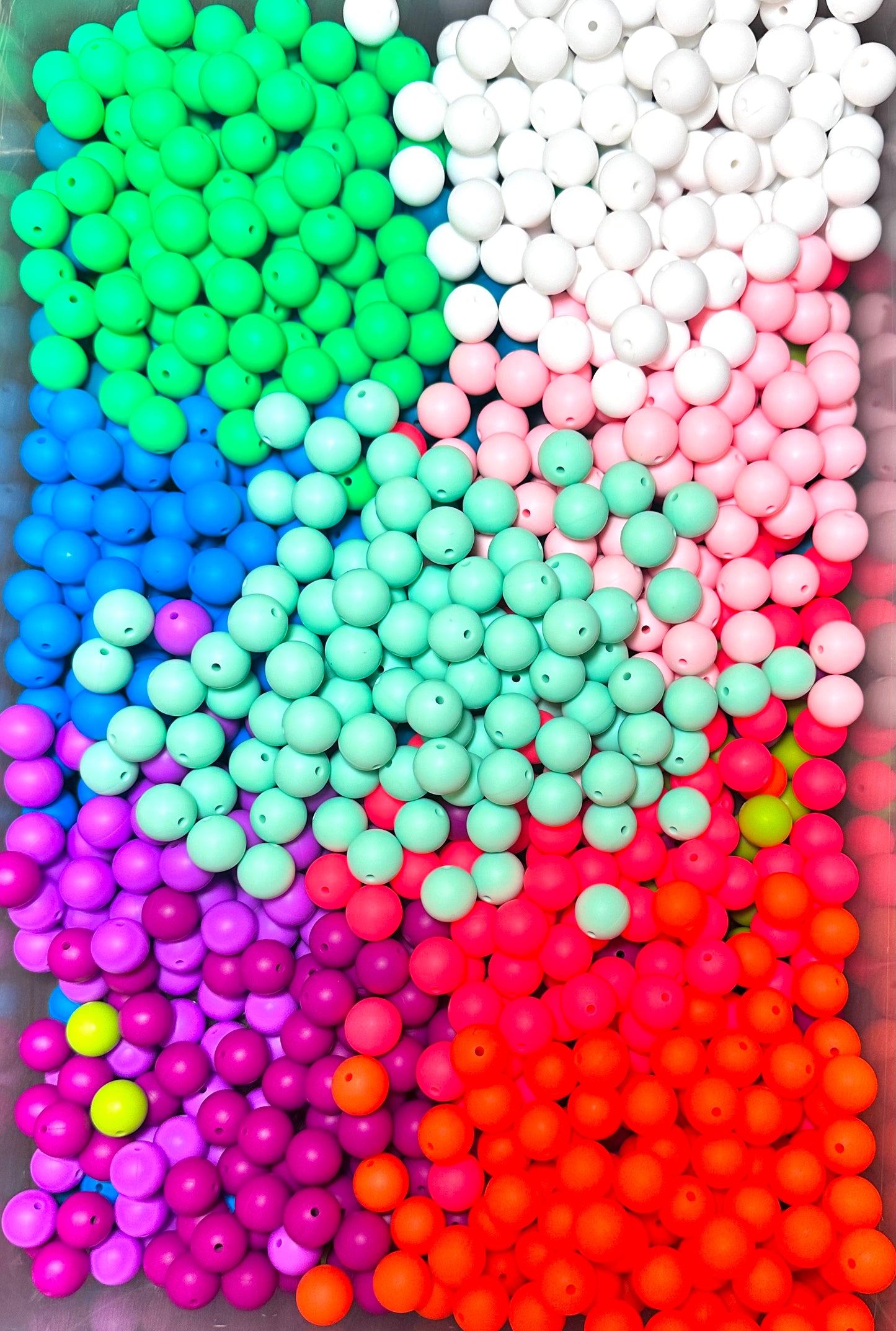 15mm solid bead scoop (20 beads per scoop)