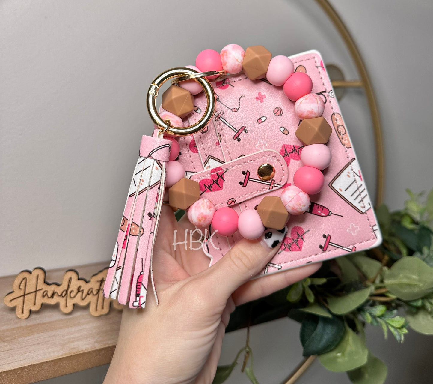 Nursing wristlet with matching wallet