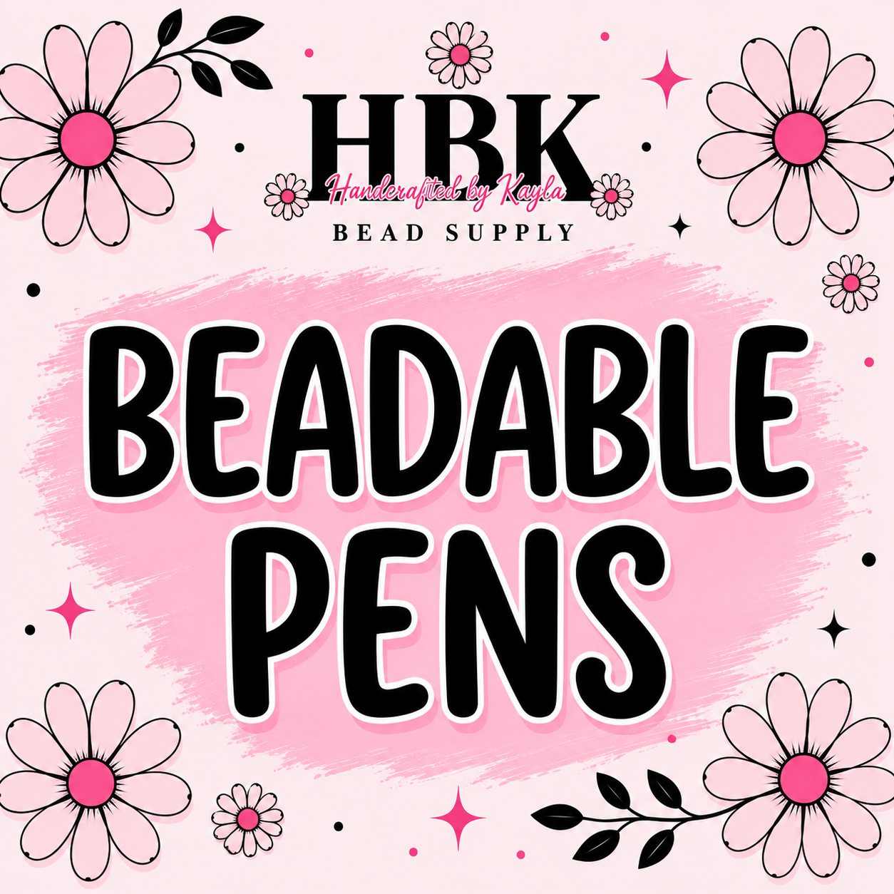 Beadable pens