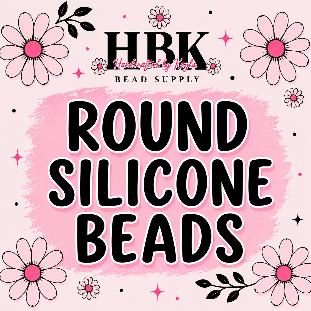 Round Silicone Beads