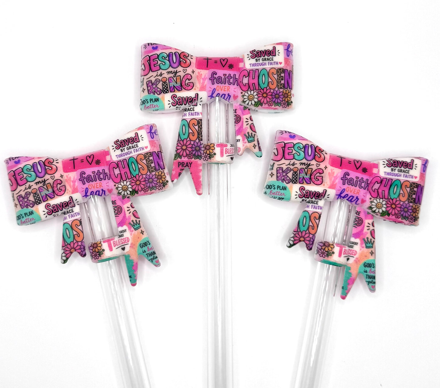 Chosen (HBK exclusive) silicone straw topper