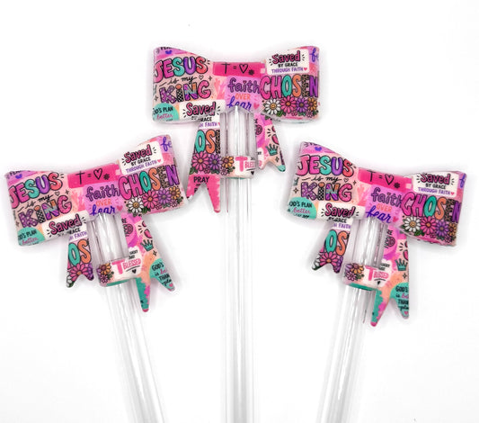 Chosen (HBK exclusive) silicone straw topper