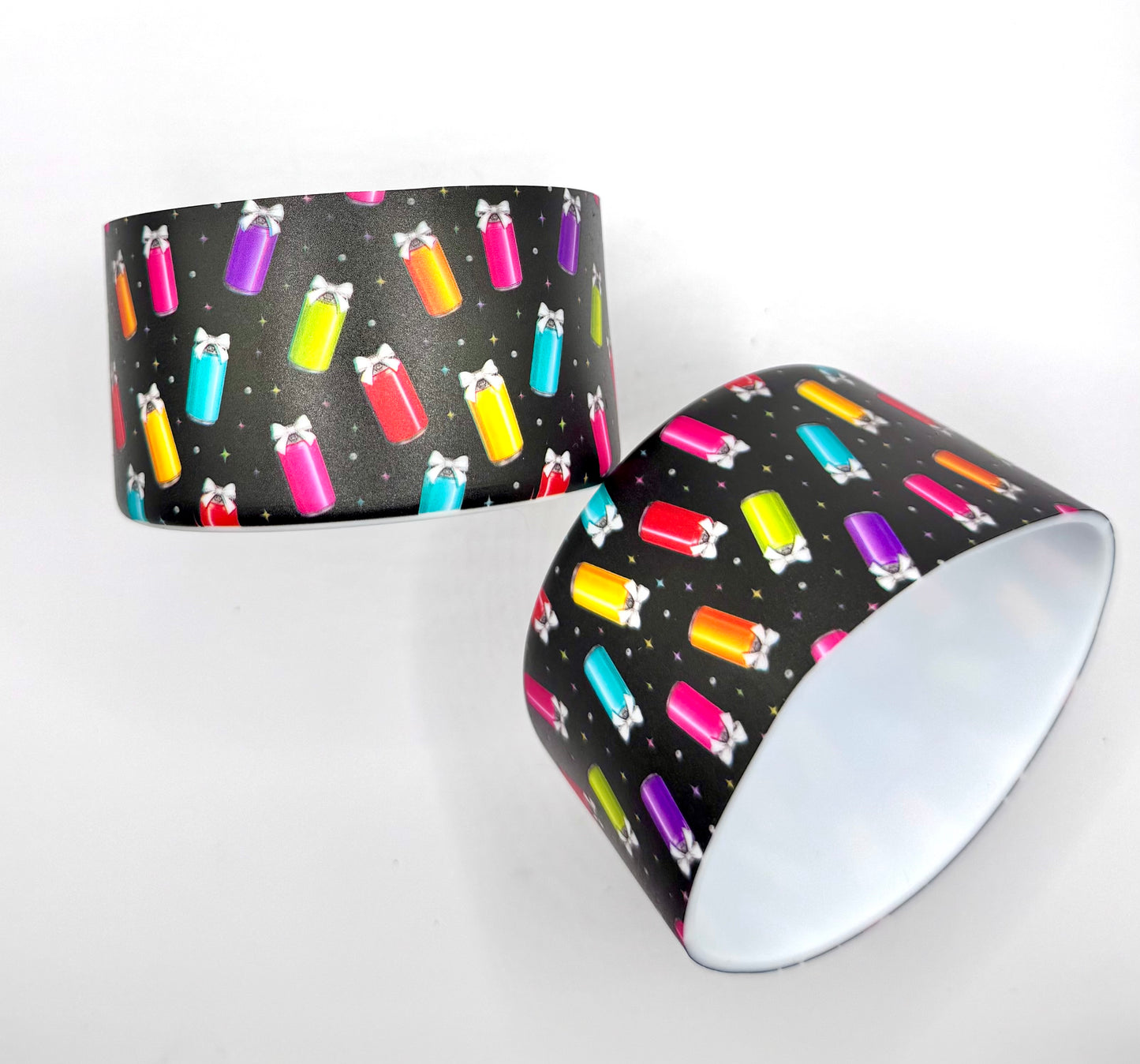 Soda can print (HBK exclusive) silicone tumbler boot