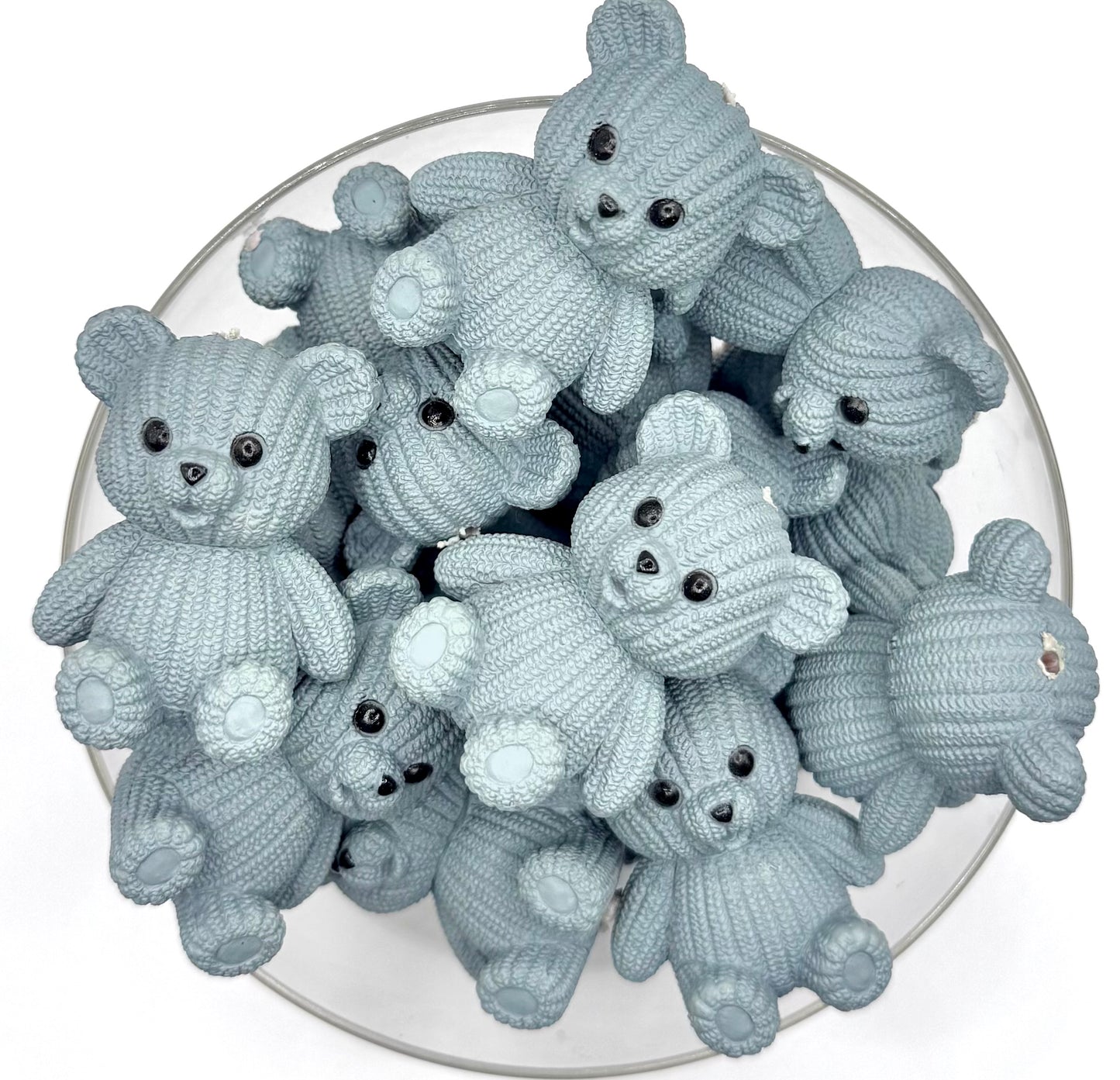 3D clay teddy bears