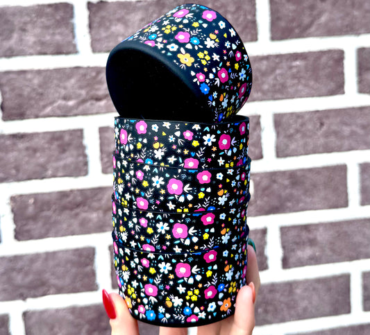 Midnight daisy silicone tumbler boot (HBK exclusive & collab)