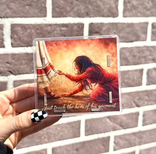 Just touch the hem of his garment acrylic pen holder (HBK exclusive)