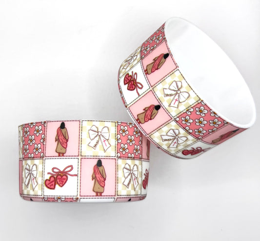 Jesus patchwork silicone tumbler boot