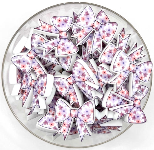 Boho watercolor daisy (HBK exclusive & collab) silicone focal bead