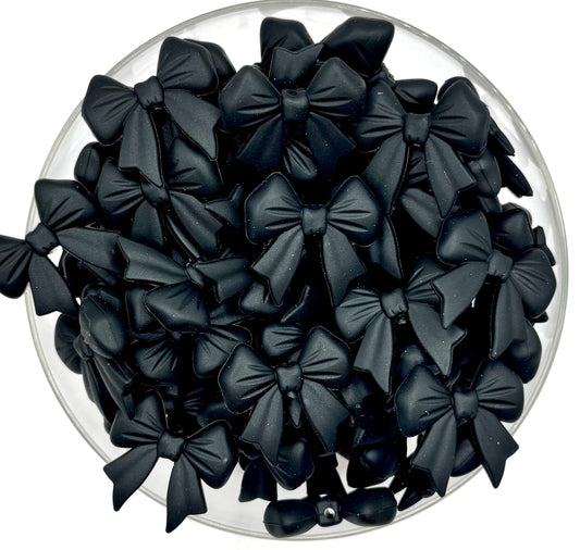 3D black silicone bow (exclusive
