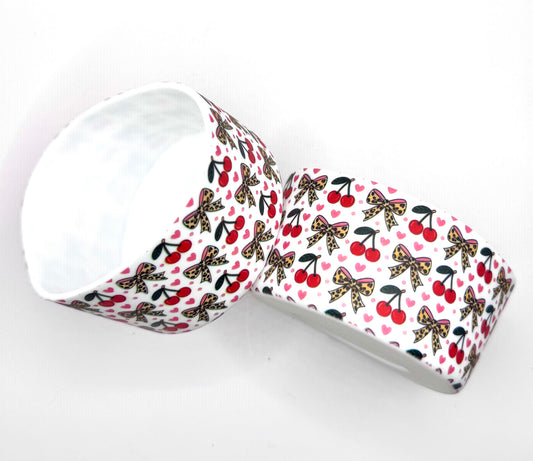 Cherry and bow silicone boot