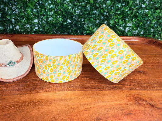 Boho daisy silicone tumbler boot (HBK exclusive & collab)