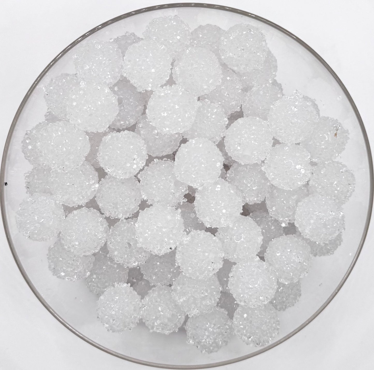 16mm acrylic sugar beads