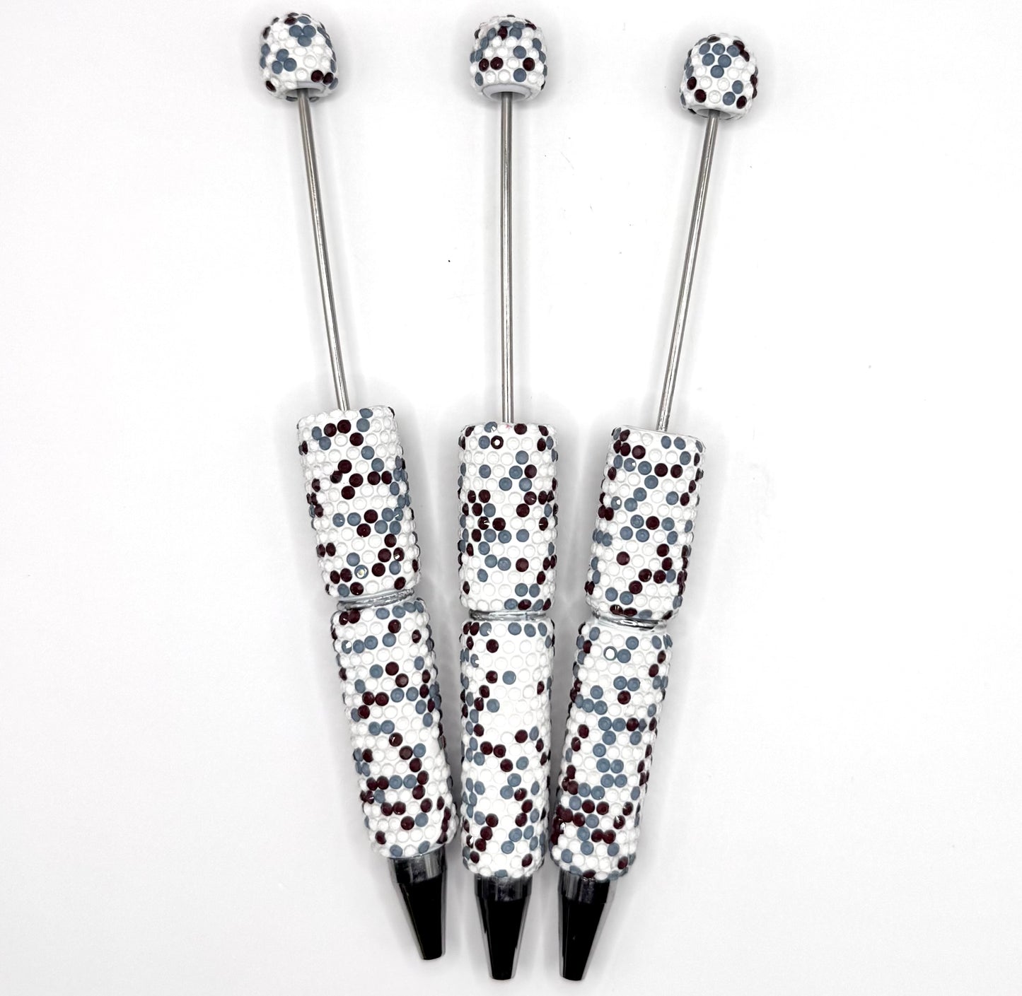 Cookie & cream bling beadable pen
