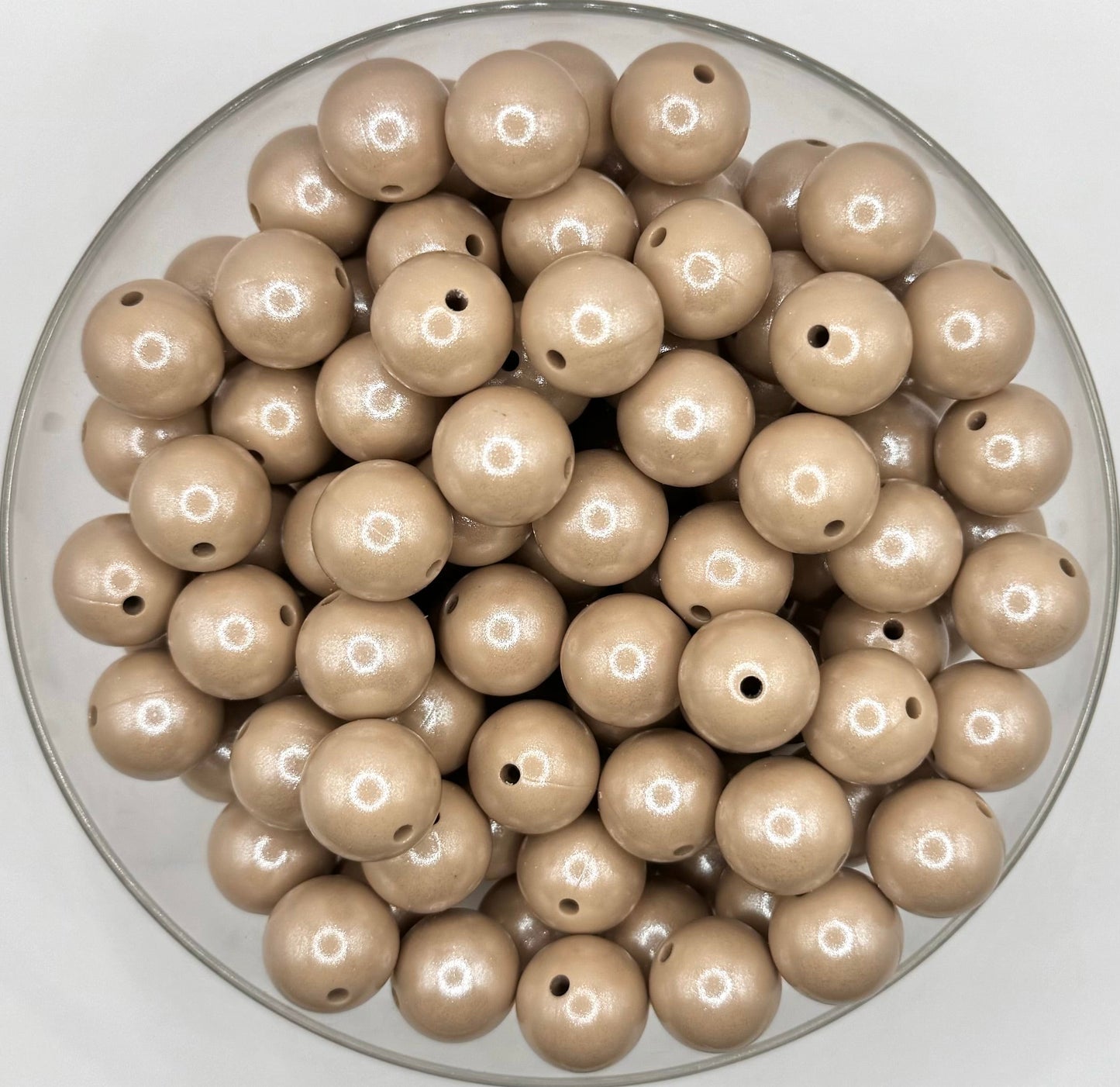 15mm Opal silicone round beads