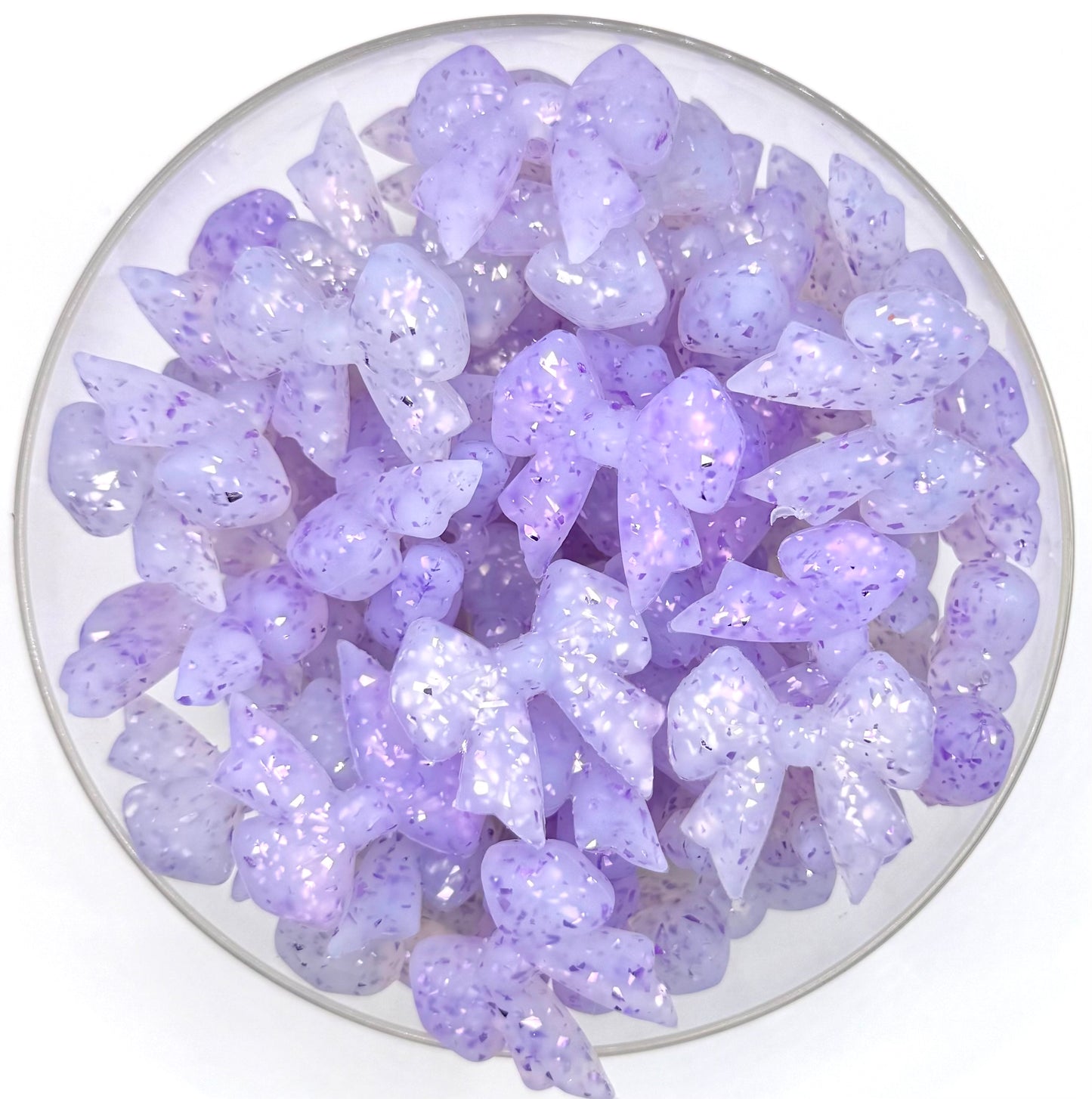 3D glitter silicone bows (limited addition)