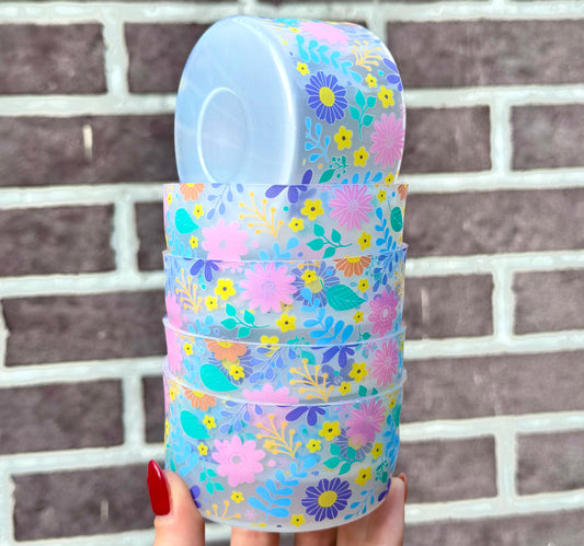 Pastel daisy silicone tumbler boot (HBK exclusive & collab)